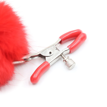 Nipple Clamps Plush - Red