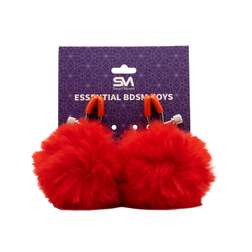Nipple Clamps Plush - Red