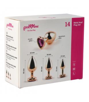 Anal Plug No 14 - Set of 3