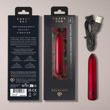 POPPY RED BULLET