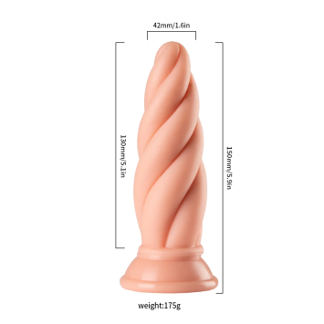 Dildo PVC Suction cup - 5.9 inch Flesh