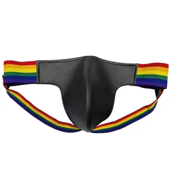 Jock Strap with Multicoloured Pride Stripe