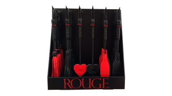 Counter Display Unit with 36 Mini Leather Floggers and Paddles