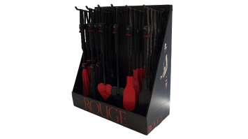 Counter Display Unit with 36 Mini Leather Floggers and Paddles