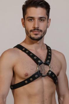 Chest Harness with Snap Buttons