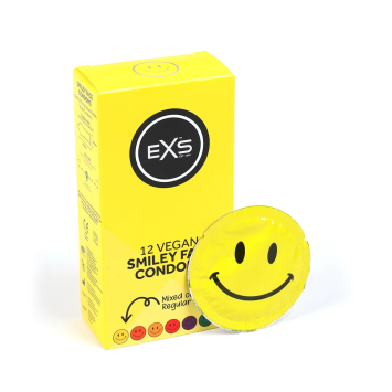 EXS Smiley Face Condoms - 12 pieces