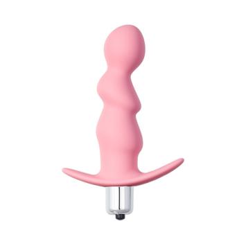 Anal Plug with vibration Spiral - Pink 