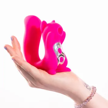 Screaming Squirrel Air Pulse & G-Spot Vibrator