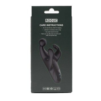 Tapping & Vibrating Penis Stimulator - Black