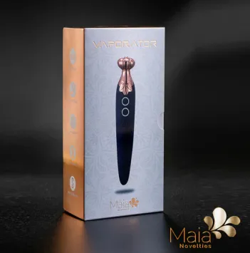 VAPORATOR - Silicone Smokable Vibrator - Black